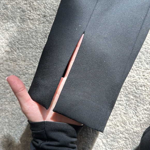 Tibi Black Slit Ankle Skinny Pants Size 2 - Picture 3 of 9